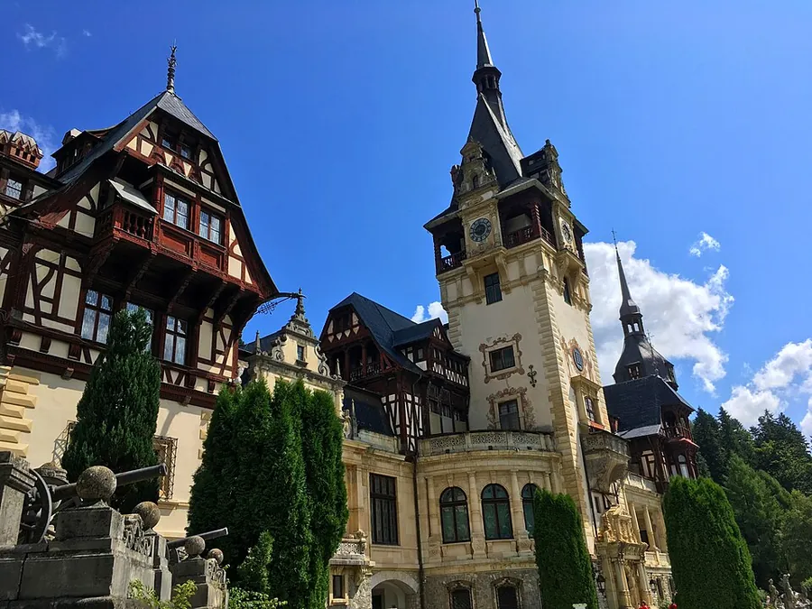 Fațada Castelului Peleș, Sinaia